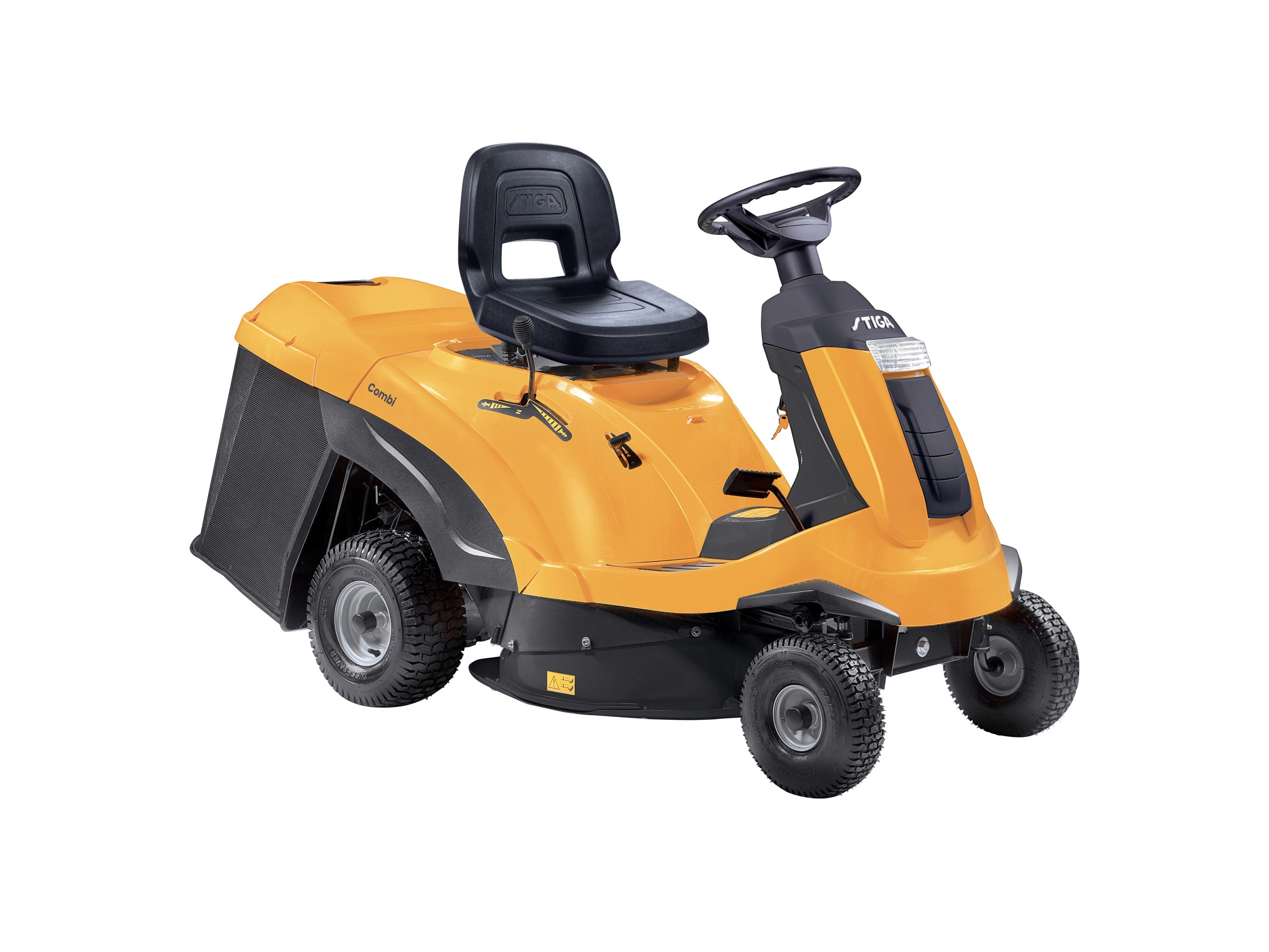 Stiga Combi 372 Rasentraktor - 170 L Heck-Fangkorb
