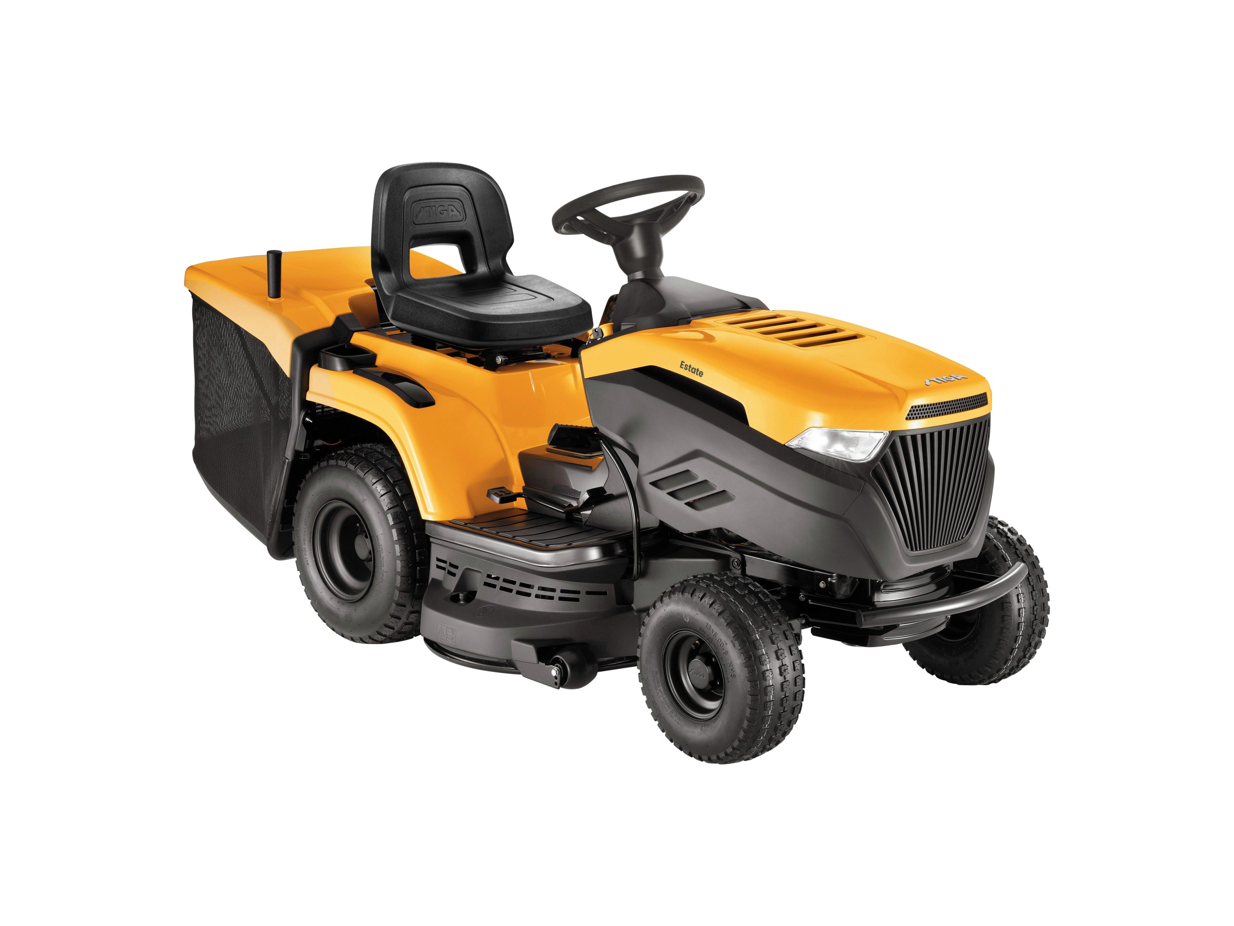 Stiga Estate 598 W V-Twin Traktor mit 240 L Fangkorb