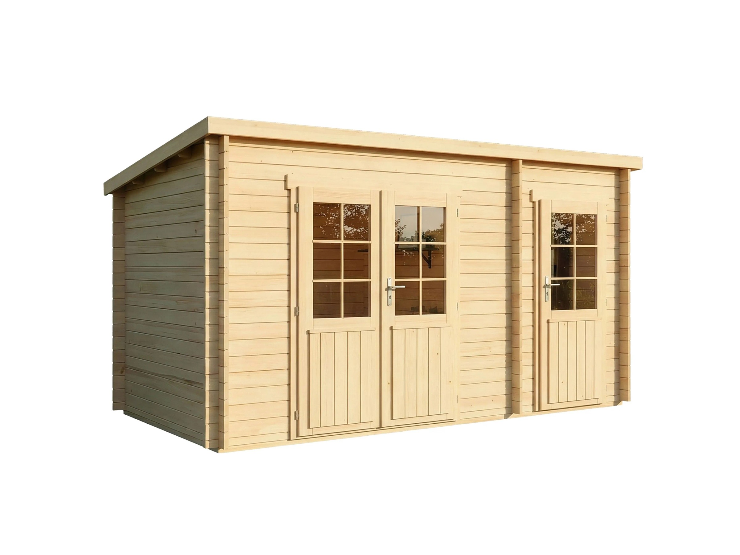 Alpholz Gartenhaus Maria-40 Natur 450 cm x 250 cm