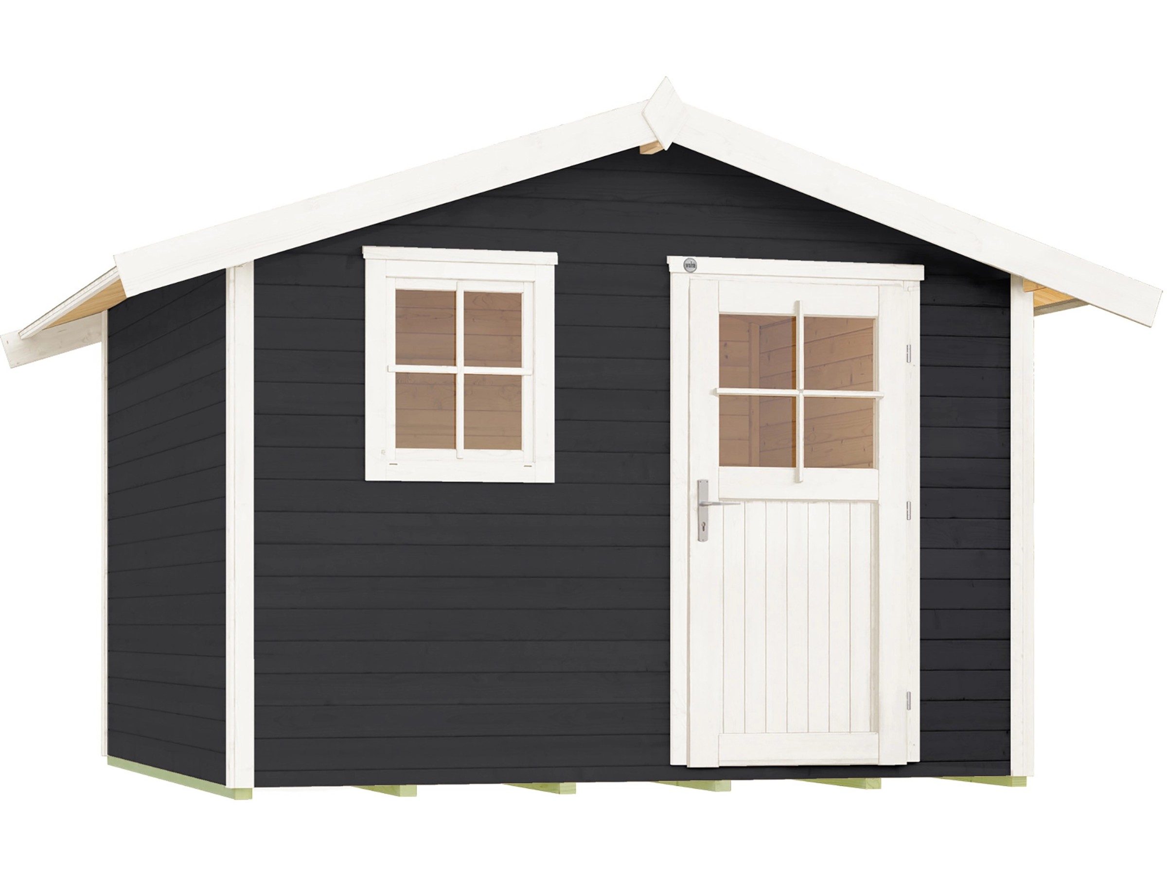 Gartenhaus 123 Gr.3 Satteldach Anthrazit 28 mm