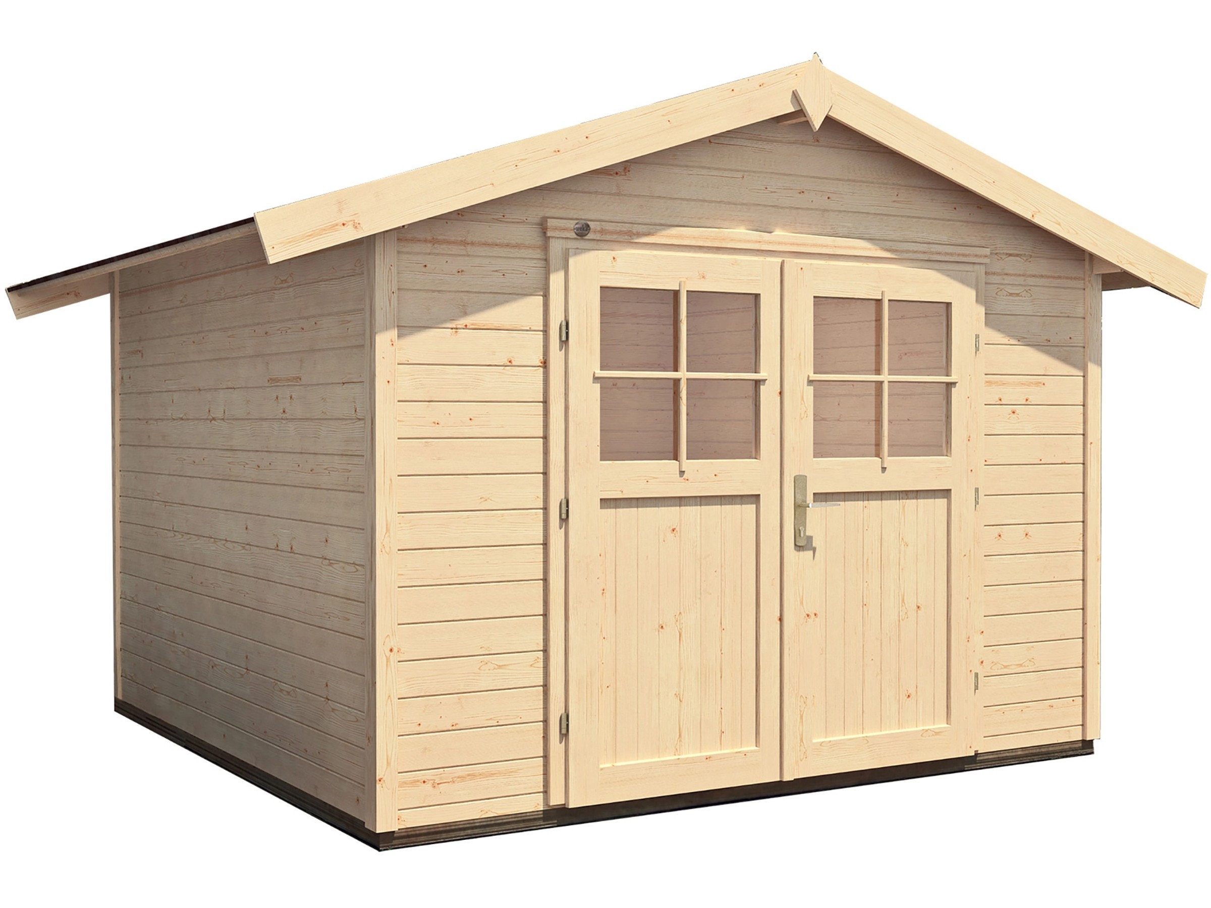 weka Gartenhaus 122 Gr.5 Satteldach Natur 28 mm