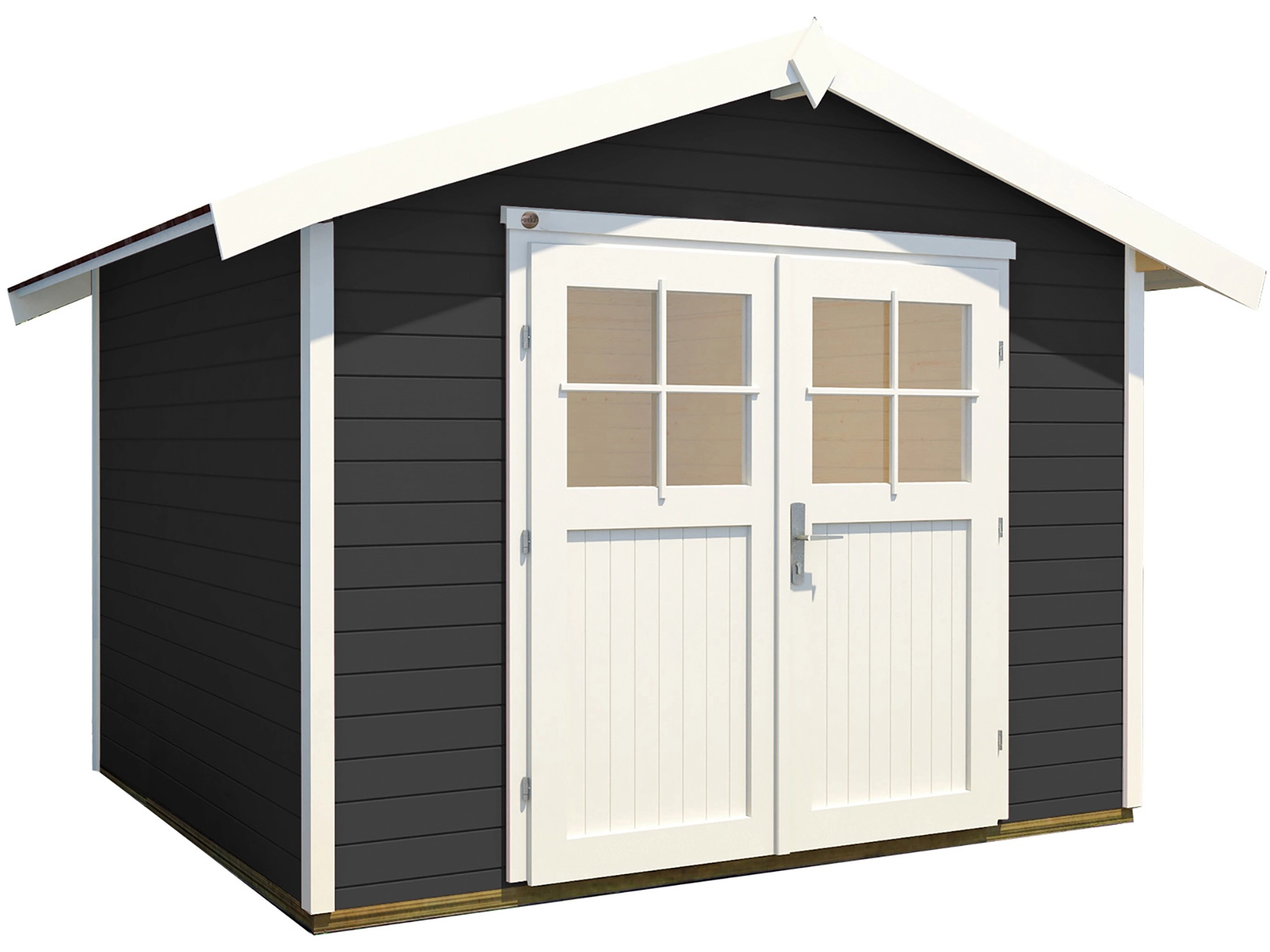 weka Gartenhaus 122 Gr.3 Satteldach Anthrazit 28 mm