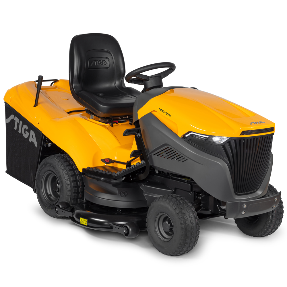 Stiga Estate 7122 W - Rasentraktor - Motor ST 650 Twin - Hydrostatgetriebe - Fangkorb - Mulchen