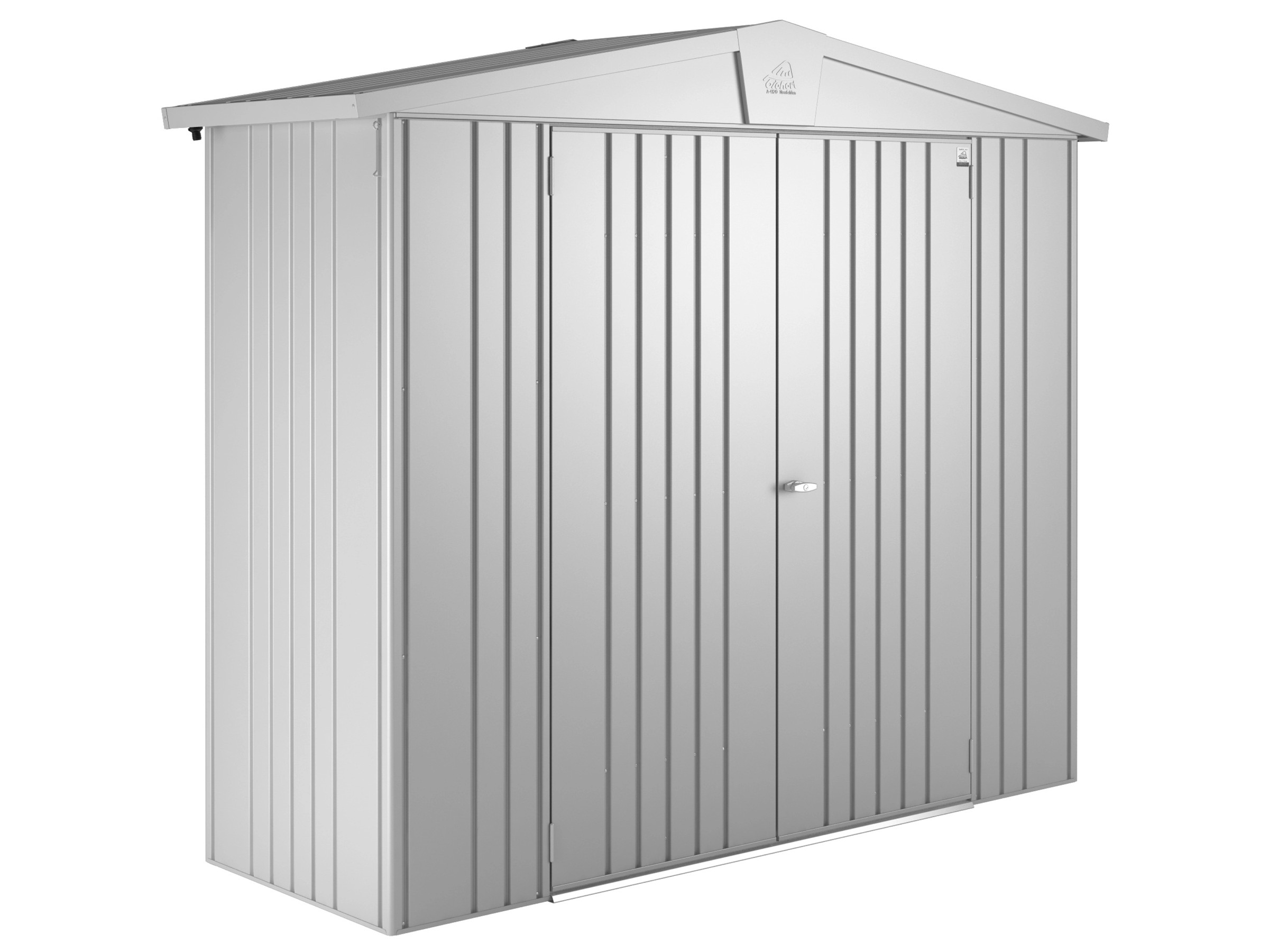 Biohort Metall-Gerätehaus Europa Silber-Metallic 1,9 m²