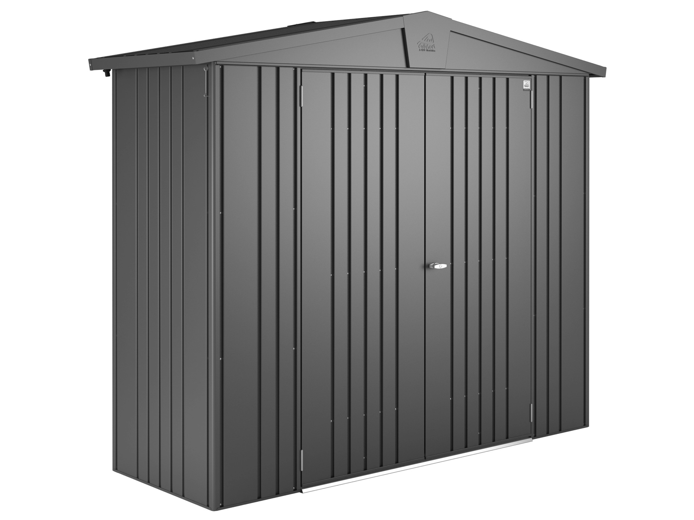 Biohort Metall-Gerätehaus Europa Dunkelgrau-Metallic 1,9 m²