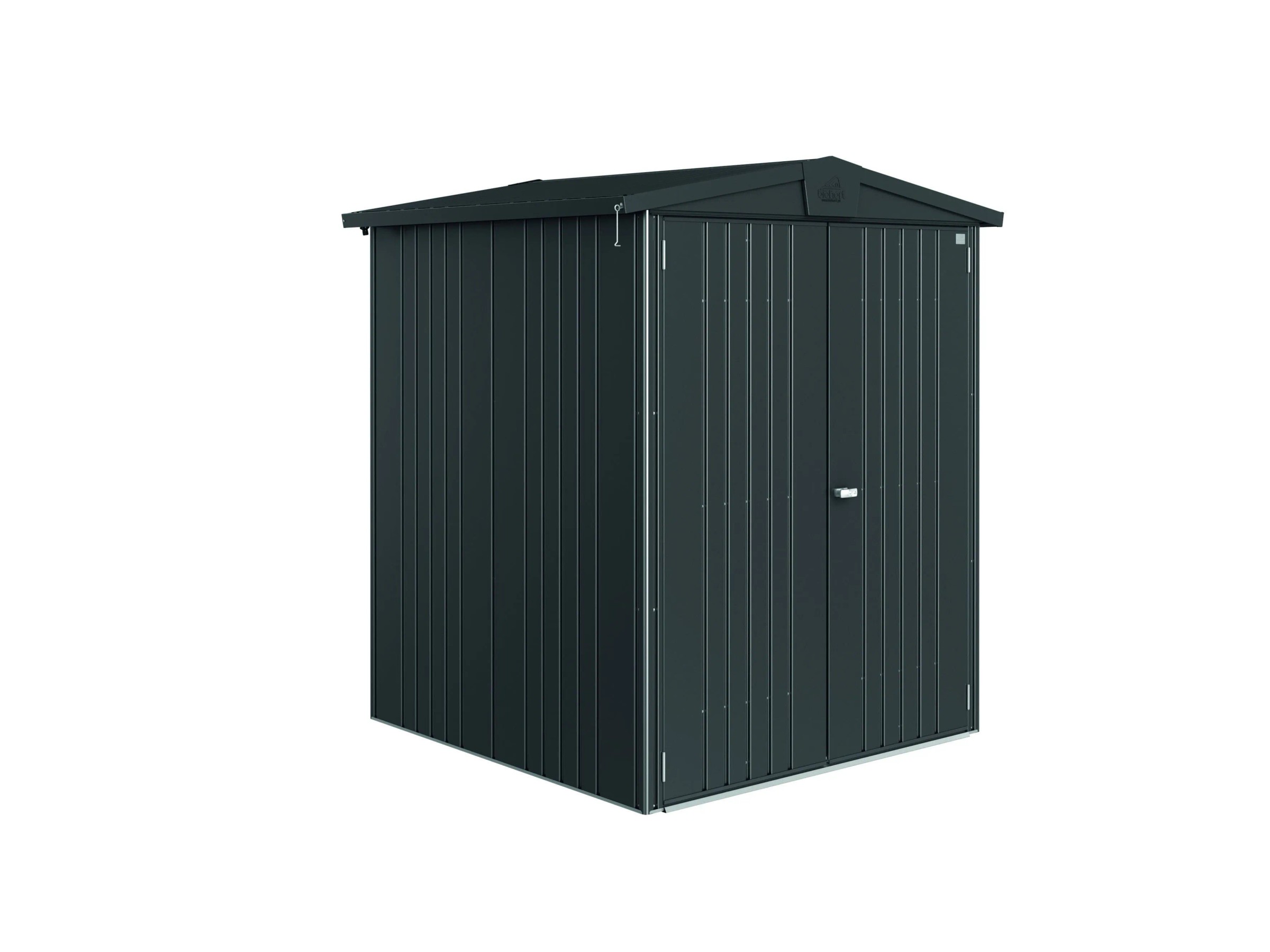 Biohort Metall-Gerätehaus Europa Dunkelgrau-Metallic 2,4 m²