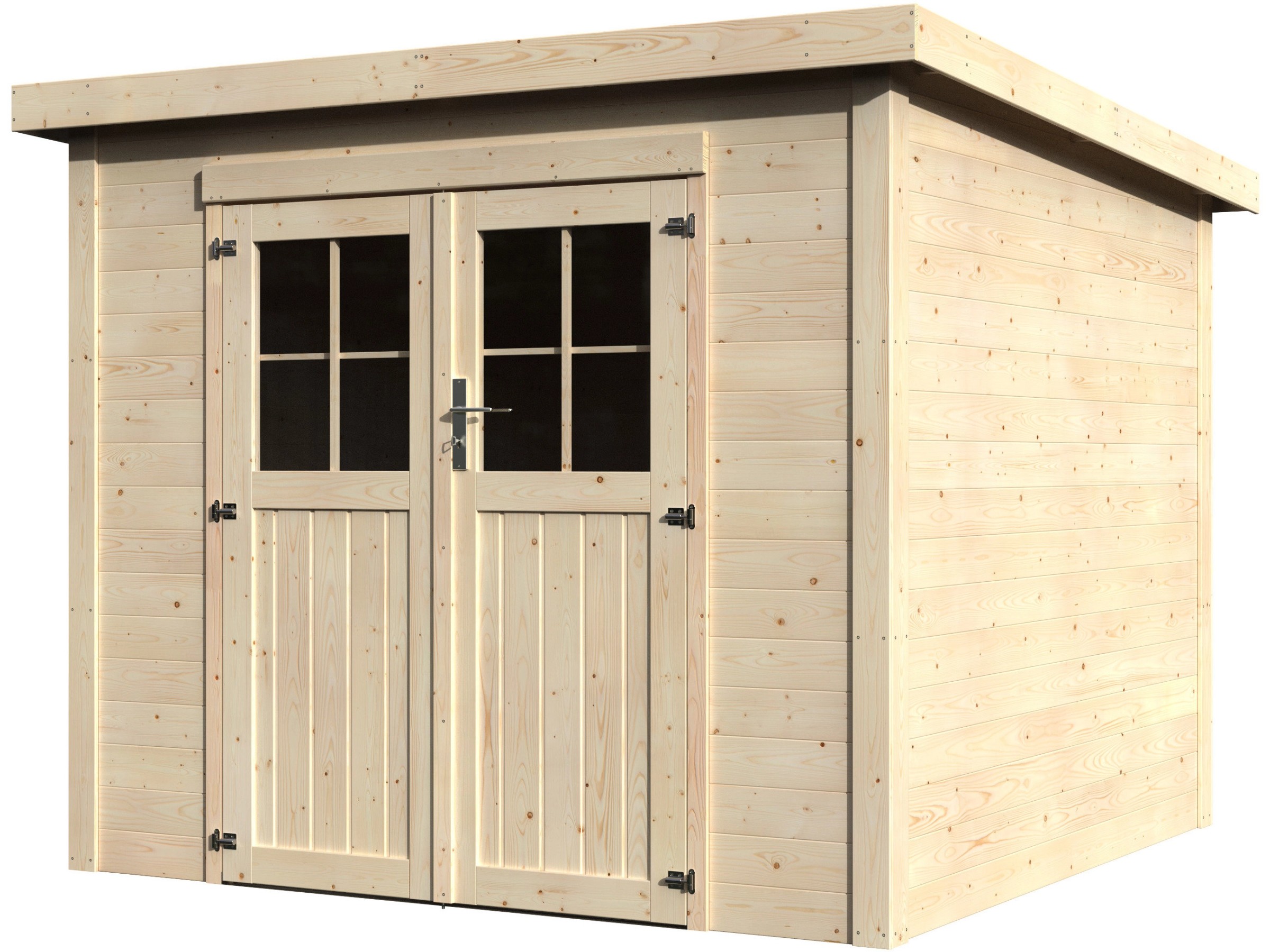 Decor et Jardin Gartenhaus Talion 223 cm x 227 cm x 187 cm Natur