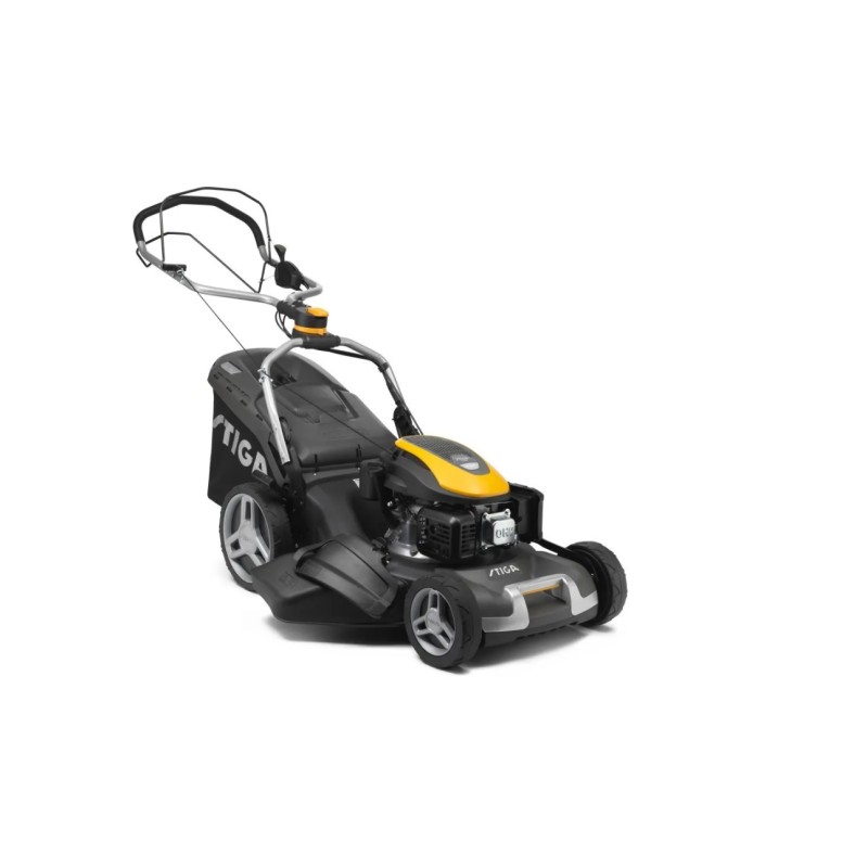 STIGA Combi 955 V 196 ccm 53 cm Schnitt 4-in-1 Benzin-Rasenmäher mit Radantrieb 70 L.