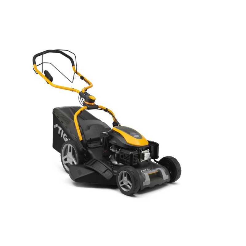 STIGA Combi 753 SE 166 ccm 51 cm Schnitt 4-in-1 Benzin-Rasenmäher mit Radantrieb