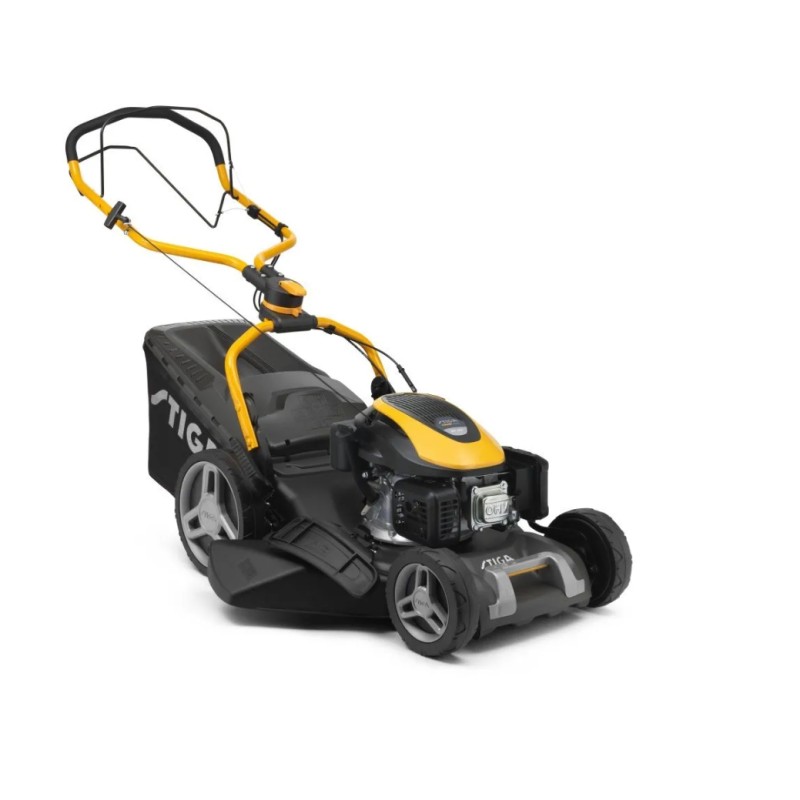 STIGA Combi 753 S 166 ccm 51 cm Schnitt 4-in-1 Benzin-Rasenmäher mit Radantrieb