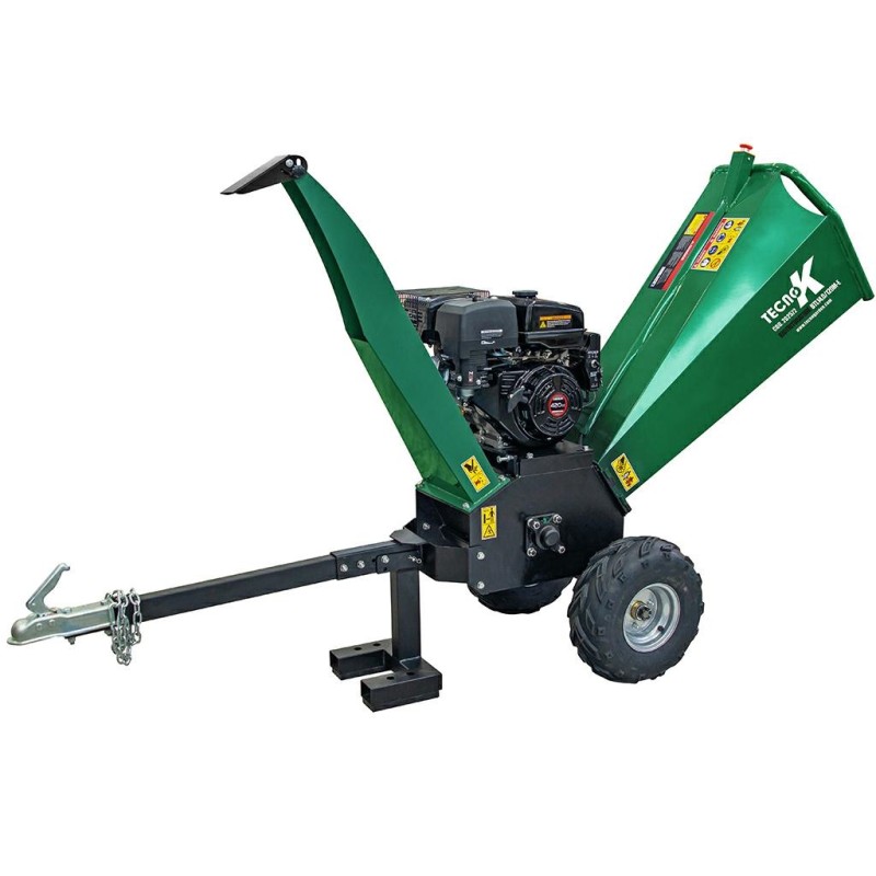 TecnoK BTL14.0/120M-E Häcksler, 14 PS Loncin-Motor, 120 mm Schnittdurchmesser