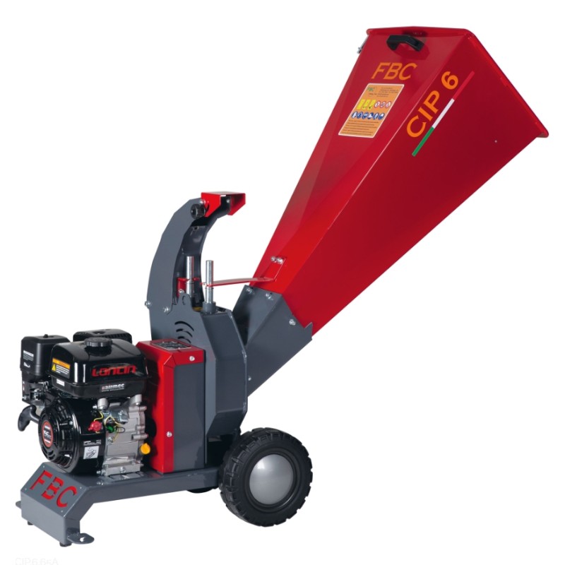 Häcksler FBC CIP.6.65A Loncin 196 ccm Motor 1 Messer 4 Hämmer