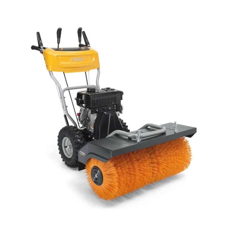 STIGA SWS 800 G Benzin-Kehrmaschine selbstfahrend 212 ccm 80 cm Arbeitsbreite