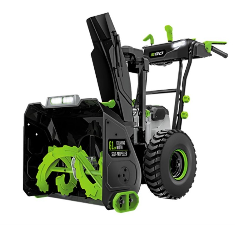 EGO SNT 2400 E 56-Volt-Akku-Schneefräse mit zweistufigem Radantrieb