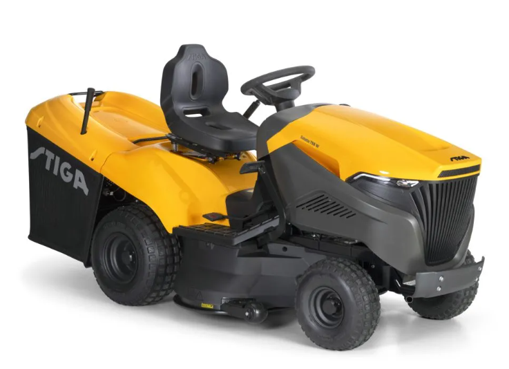 Stiga Estate 798 W V-Twin Traktor mit Heck-Grasfänger