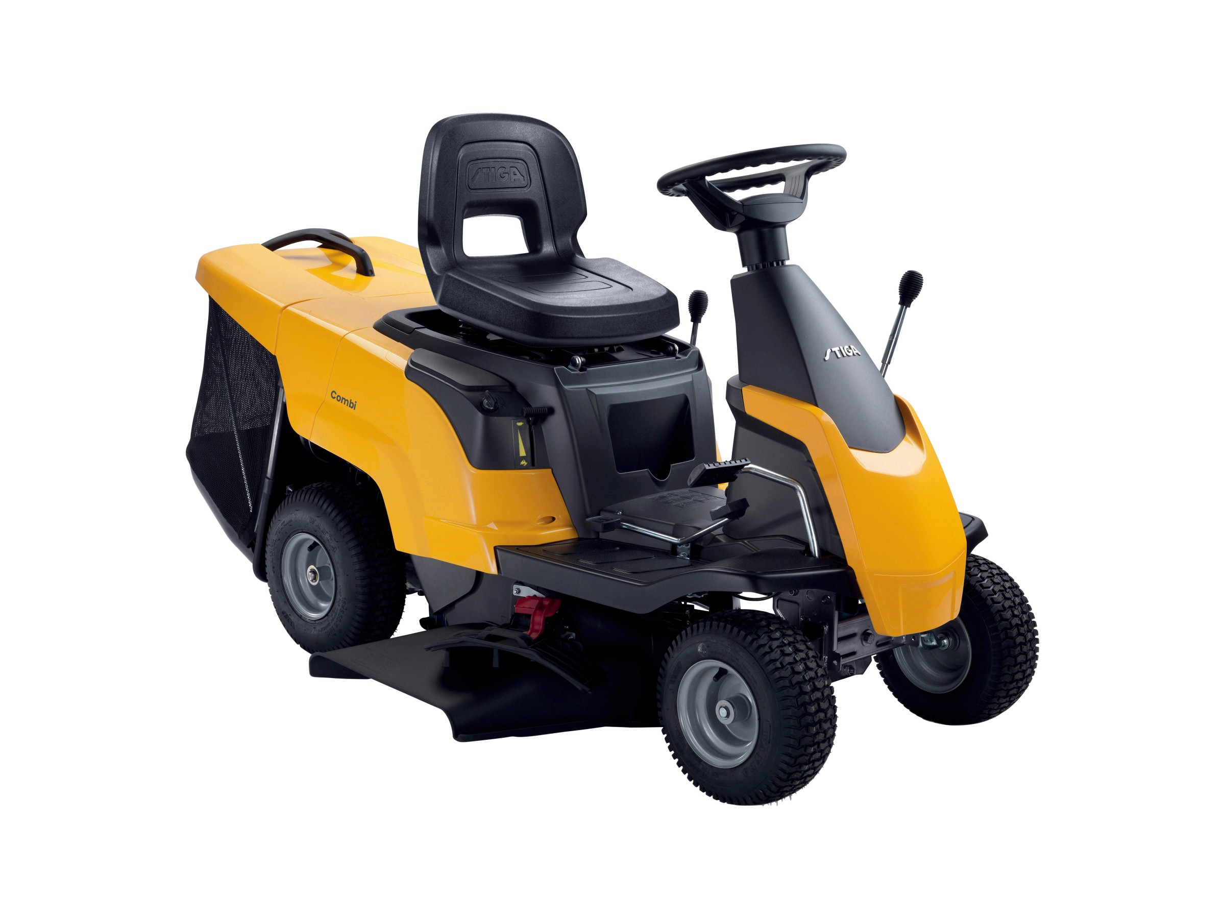 Stiga Combi 166 kompakter Rasentraktor mit Fangkorb