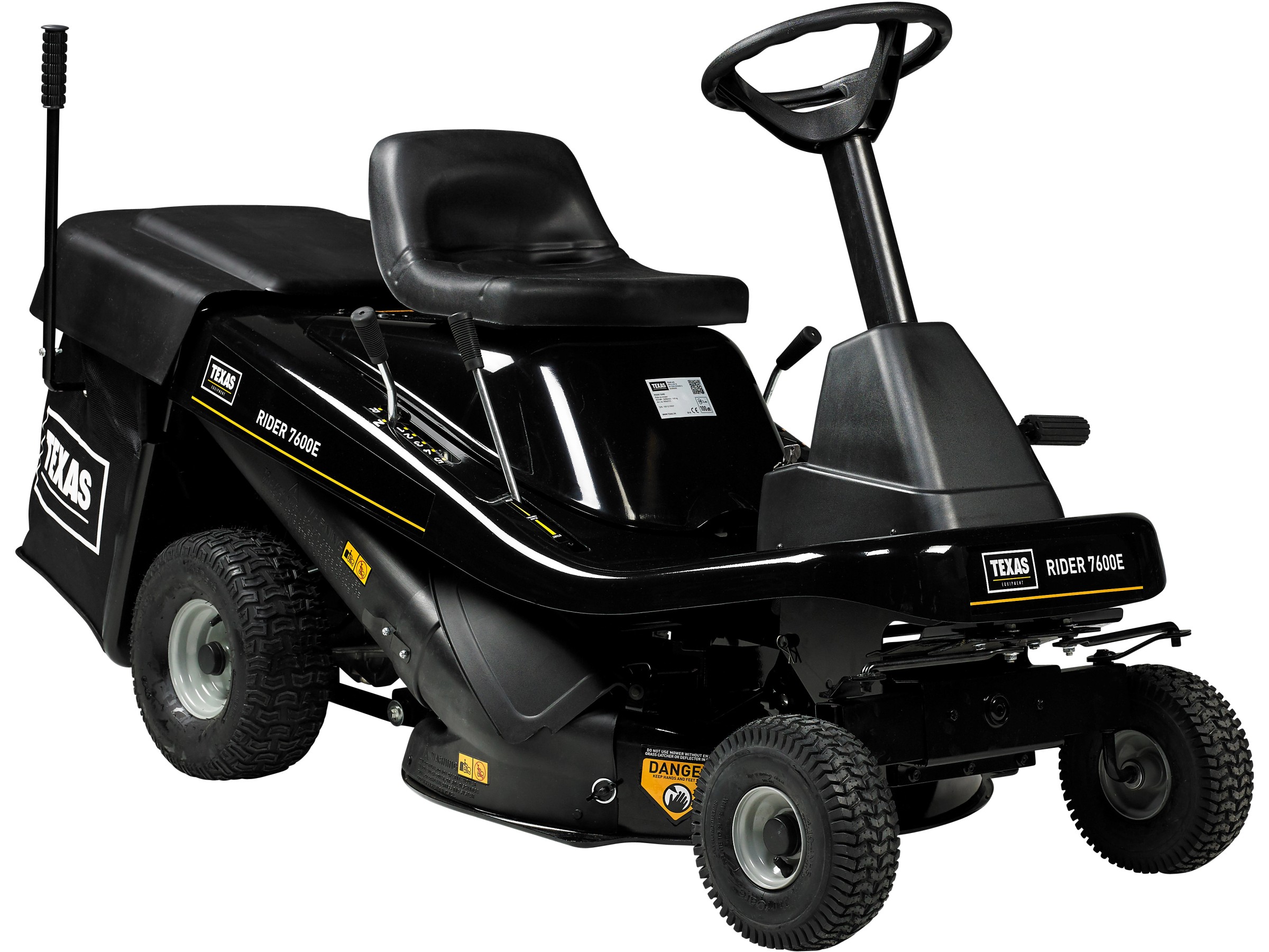 Texas Rider 7600E Aufsitzmäher | E-Start, 76 cm & 3-in-1